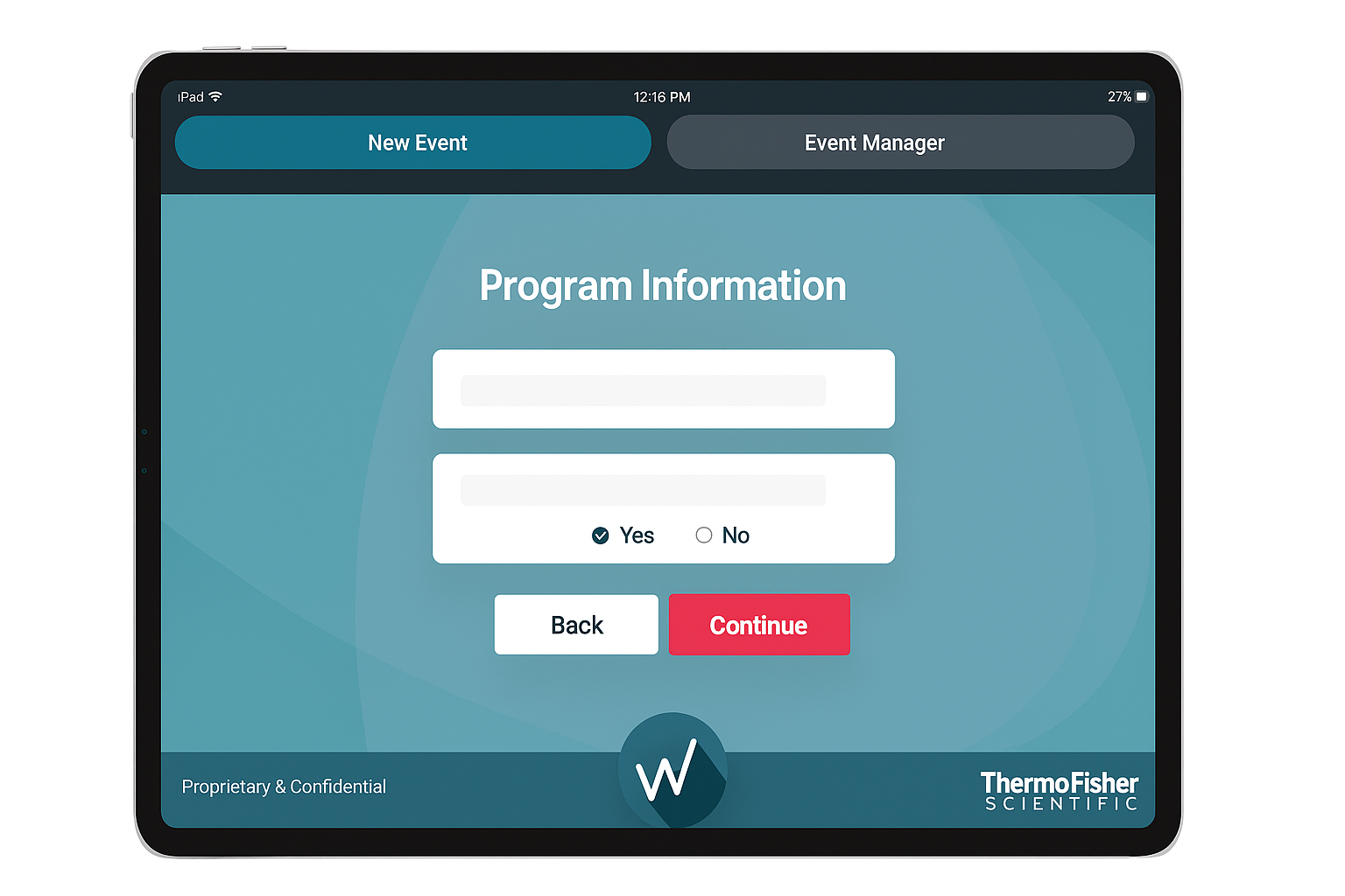 Custom Check-In Application